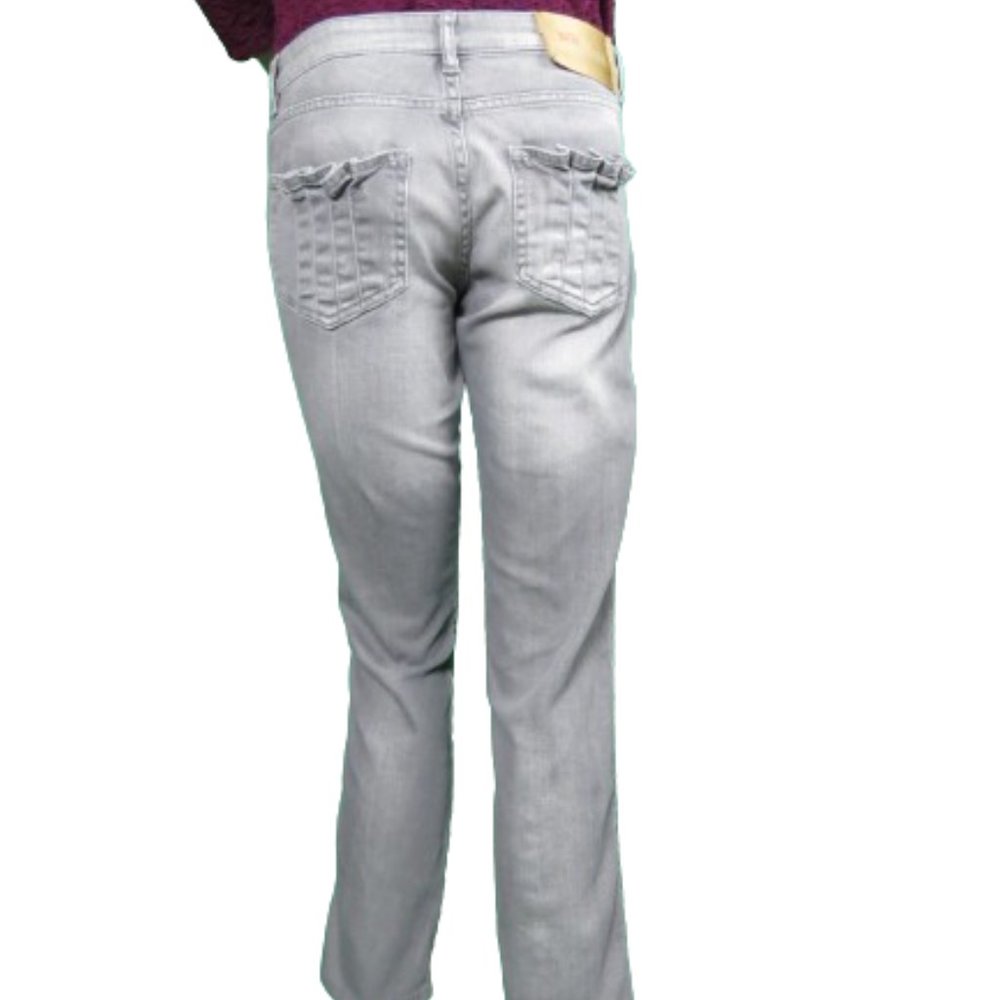 Red Valentino Jeans with Ruffled Pockets - Picture 5 of 9